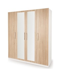 Шкаф комбинированный Шарм 160х60 белый дуб сонома Шарм-дизайн
