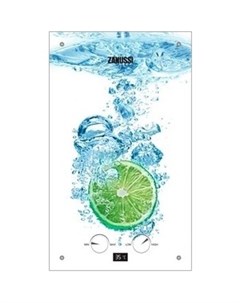 Газовая колонка GWH 10 Fonte Glass Lime Zanussi