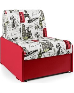Кресло кровать Коломбо БП Париж и красный Шарм-дизайн