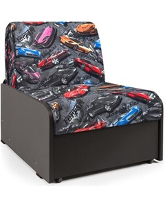 Кресло кровать Коломбо БП машинки и экокожа шоколад Шарм-дизайн
