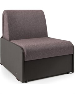Кресло кровать Коломбо БП латте и экокожа шоколад Шарм-дизайн