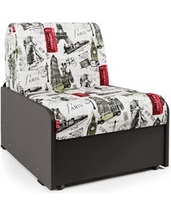 Кресло кровать Коломбо БП Париж и экокожа шоколад Шарм-дизайн