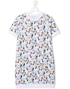 Платье футболка Peanuts с короткими рукавами The marc jacobs kids