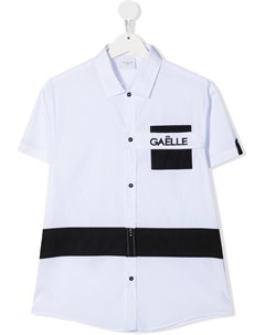 Рубашка в полоску с короткими рукавами Gaelle paris kids
