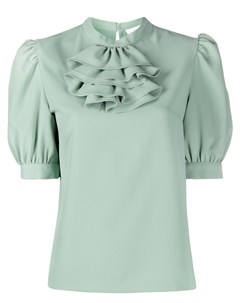 Блузка с оборками и короткими рукавами See by chloe