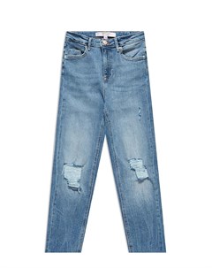 Средне выбеленные синие джинсы бойфренда Petite Miss selfridge