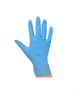 Перчатки нитрил голубые XS 100 шт Medmarket