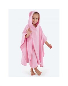 Детское махровое полотенце пончо с ушками Медвежонок M 115х71 см Babybunny