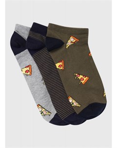 Короткие носки с жаккардом пицца Ostin