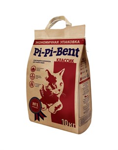 Наполнитель Pi Pi Bent Classic комкующийся 10 кг Pi-pi bent