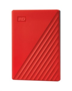 Внешний жесткий диск 2TB WDBYVG0020BRD WESN My Passport 2 5 USB 3 0 Красный Western digital (wd)