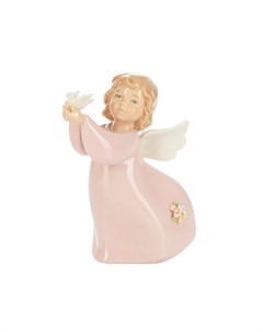 Статуэтка ANGEL WITH BIRD 5x5x10 см Gipfel