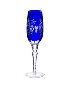Фужер для шампанского Grape 180мл синий Ajka crystal