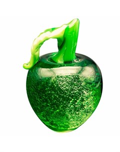 Фигурка Зеленое яблоко 9 5x14 5 см Art glass