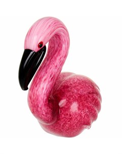 Фигурка Розовый фламинго 22x22см Art glass