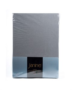 Простыня на резинке 1 5 спальная 150x200см Elastic цвет светлый серый Janine
