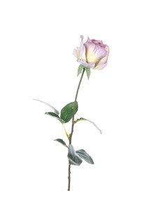 Искусственные цветы Роза 66см цвет сиреневый Silk-ka