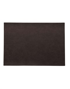 Сервировочная салфетка Vegan Leather 46x33см цвет темно коричневый Asa selection
