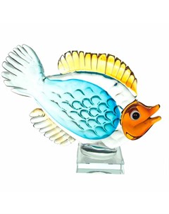 Фигурка Голубая рыбка 28x7x18 см Art glass