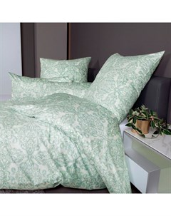 Комплект постельного белья 2 спальный Messina зеленый Janine