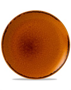 Тарелка обеденная Harvest цвет коричневый Dudson