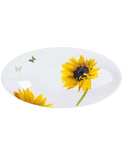 Блюдо Sunflower 40x20 5x5см Ceramiche viva