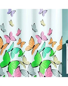 Штора для ванной комнаты Butterflies Multicolor Kleine wolke