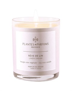 Свеча ароматическая Нежность льна Plantes et parfums provence