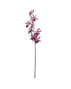 Искусственные цветы Орхидея 81см цвет малиновый Silk-ka
