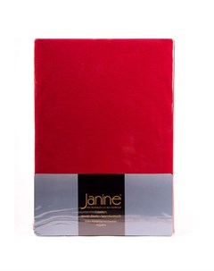 Простыня на резинке 1 5 спальная Elastic 150x200см цвет гранат Janine