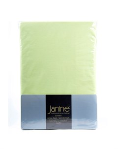Простыня на резинке 1 5 спальная Elastic 150x200см цвет светло зеленый Janine
