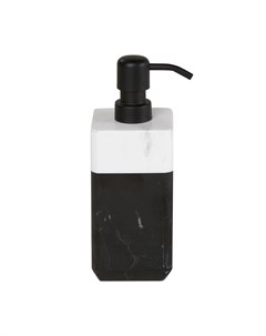 Дозатор для жидкого мыла Stone черный с белым Move