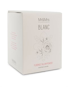 Свеча ароматическая Blanc аромат 08 Флорентийская пудра Mr&mrs fragrance
