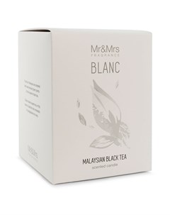 Свеча ароматическая Blanc аромат 02 Малазийский черный чай Mr&mrs fragrance