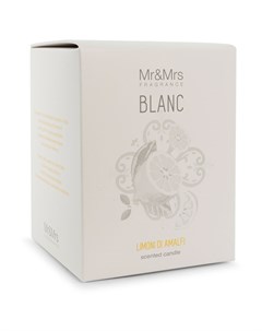 Свеча ароматическая Blanc аромат 29 Лимоны Амальфи Mr&mrs fragrance