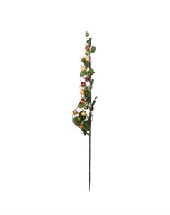 Искусственные цветы Ветка шиповника 104см Silk-ka