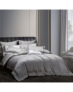 Комплект постельного белья 1 5 спальный Jacquard серый Pappel
