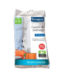 Перчатки резиновые для домашних работ размер S Starwax