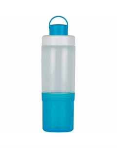 Бутылка для воды 500мл с контейнером для снеков 250мл WATER TO GO цвет синий Snips
