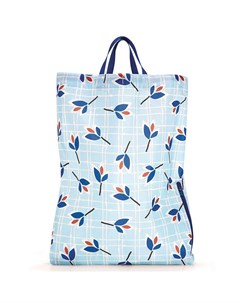 Рюкзак складной Mini maxi sacpack leaves blue Reisenthel