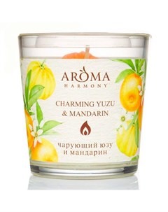 Свеча ароматическая Юзу и Mандарин Aromaharmony