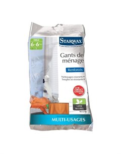 Перчатки резиновые для домашних работ размер M Starwax