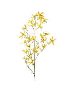 Искусственные цветы Ветка Онцидиума 100см цвет желтый Silk-ka