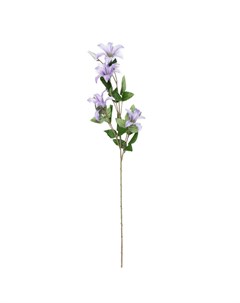 Искусственные цветы Клематис 95см цвет лавандовый Silk-ka