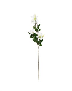 Искусственные цветы Клематис 95см цвет кремовый Silk-ka