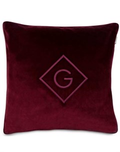Наволочка декоративная Velvet G цвет бордовый Gant home