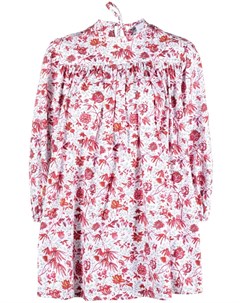 Блузка со сборками и цветочным принтом Patou