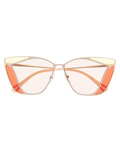 Солнцезащитные очки в массивной оправе Chloé eyewear