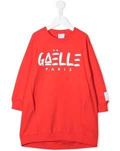 Платье с логотипом Gaelle paris kids