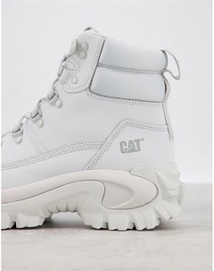Светло серые ботинки на толстой подошве CAT Trespass Cat footwear